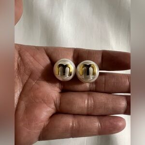 Imitation Pear Earring Push back